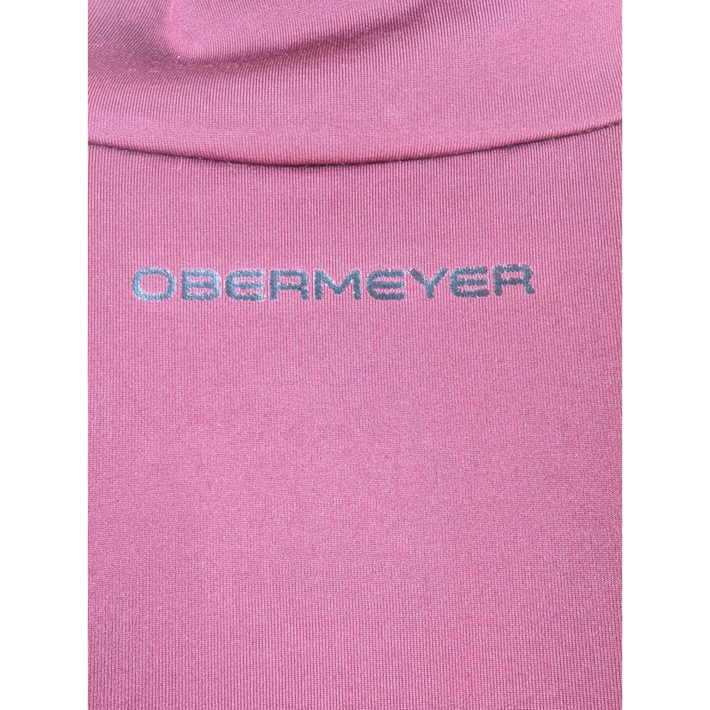 Obermeyer Resort Womens Burgundy 1/4 Zip Mock Neck Base Layer Top 19013 Large - Picture 12 of 13